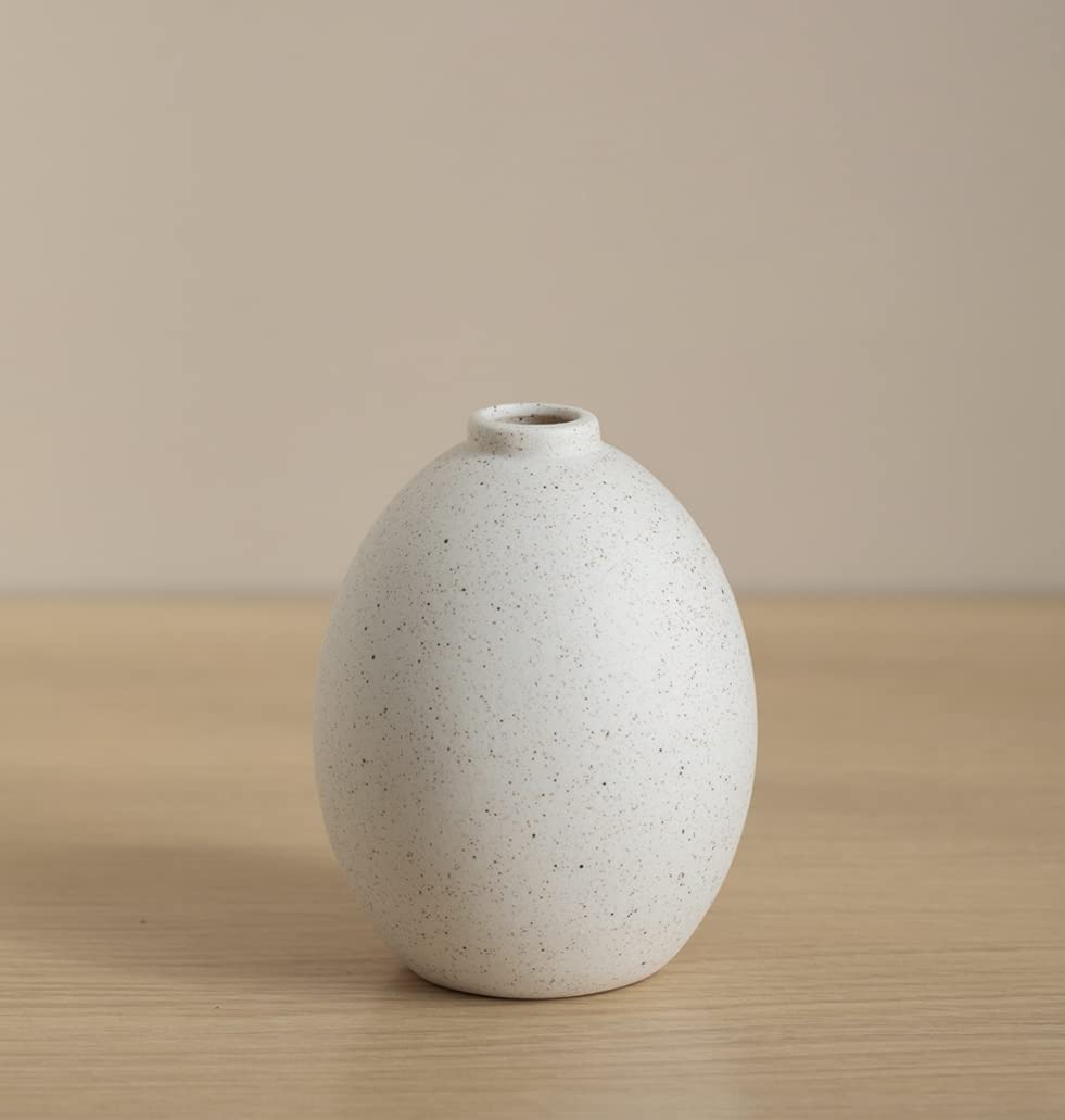 Juzai - Vases en Ceramique Beige - lot de 3