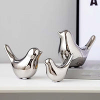 Moaobooh - Lot de 2 statues d'oiseaux