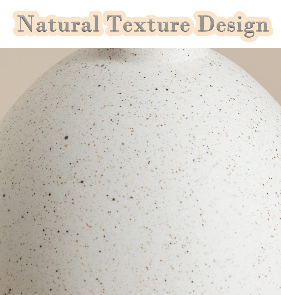 Juzai - Vases en Ceramique Beige - lot de 3