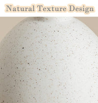 Juzai - Vases en Ceramique Beige - lot de 3