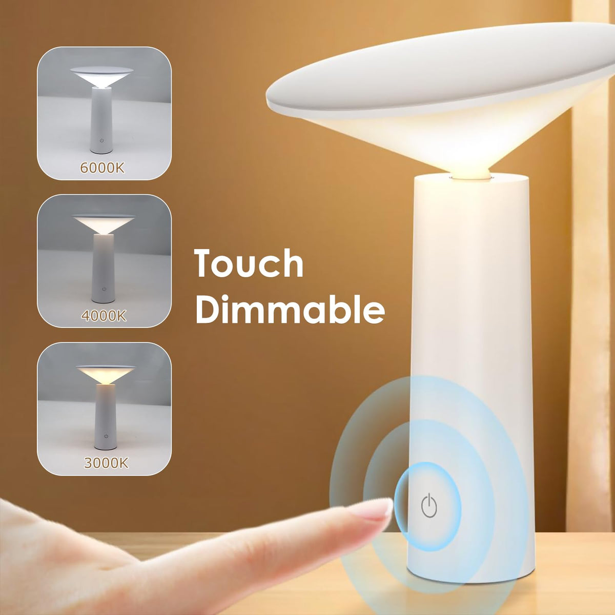 ACMHNC Lampe de Table Sans Fil