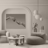 Lumaland - Interior Line - Canapé Pouf Rond pour l’intérieur