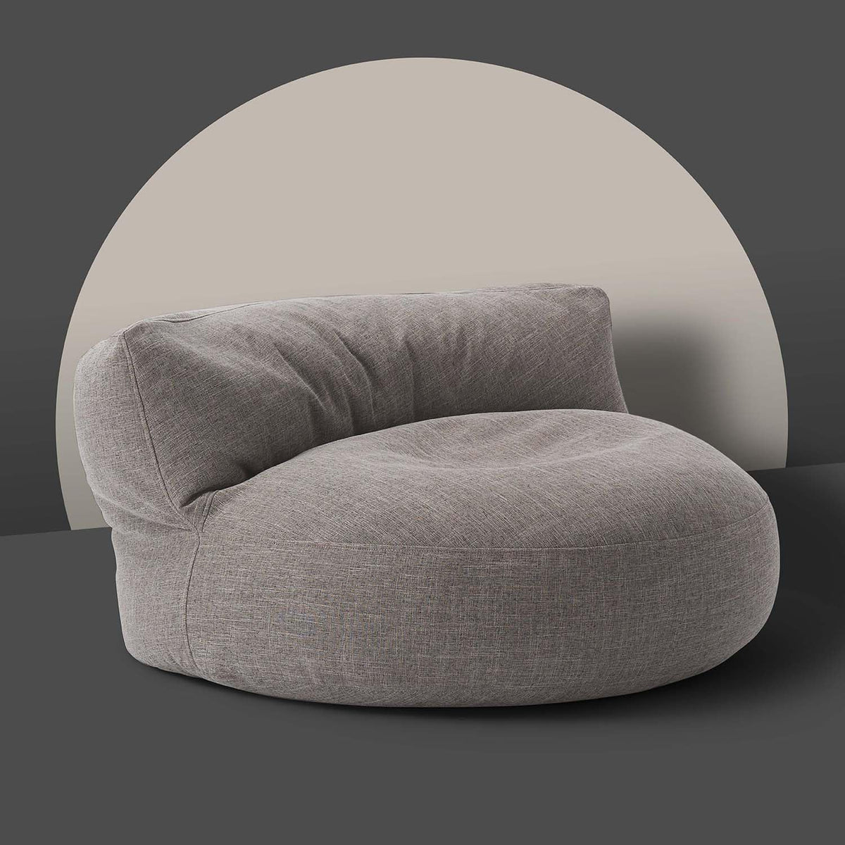 Lumaland - Interior Line - Canapé Pouf Rond pour l’intérieur
