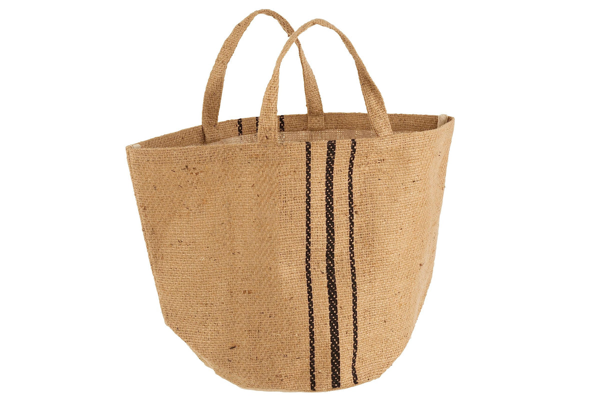 J-Line Sac de plage en toile de jute