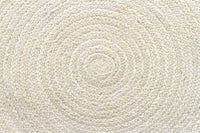 HAMID - Tapis Jute Naturel Ivoire Rond