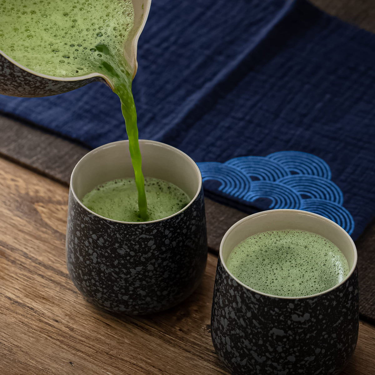 TEANAGOO Tasse à thé en céramique 4 pièces