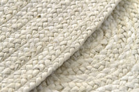 HAMID - Tapis Jute Naturel Ivoire Rond