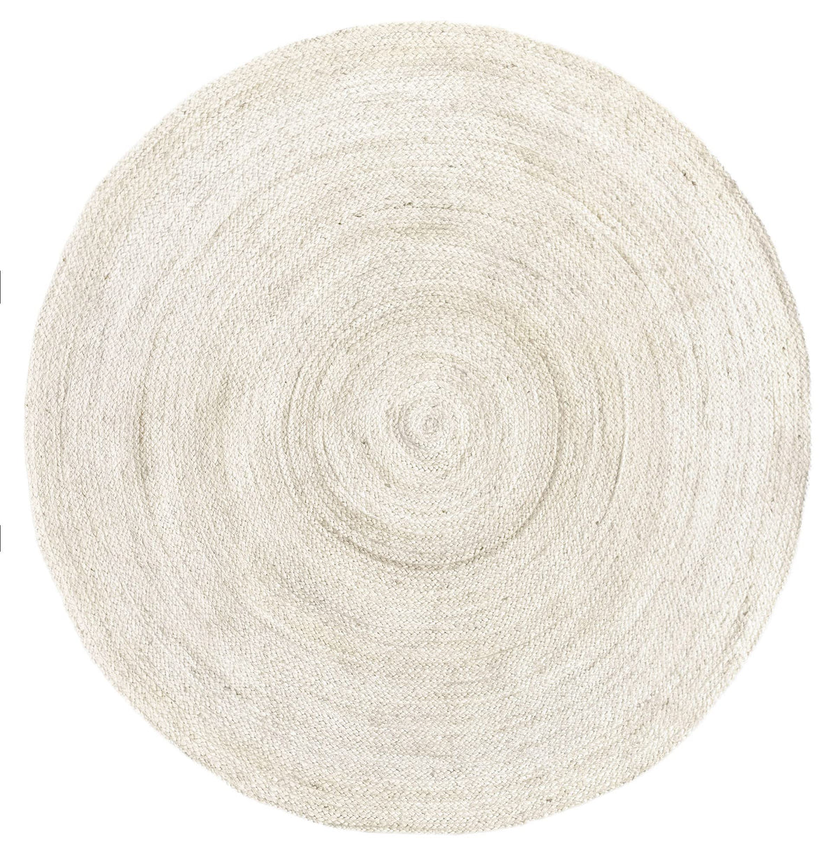 HAMID - Tapis Jute Naturel Ivoire Rond