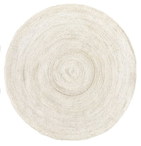 HAMID - Tapis Jute Naturel Ivoire Rond